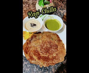 Ragi Chilla/finger millet chilla/healthy recipe/weight loss recipe/immunity booster/easy to cook