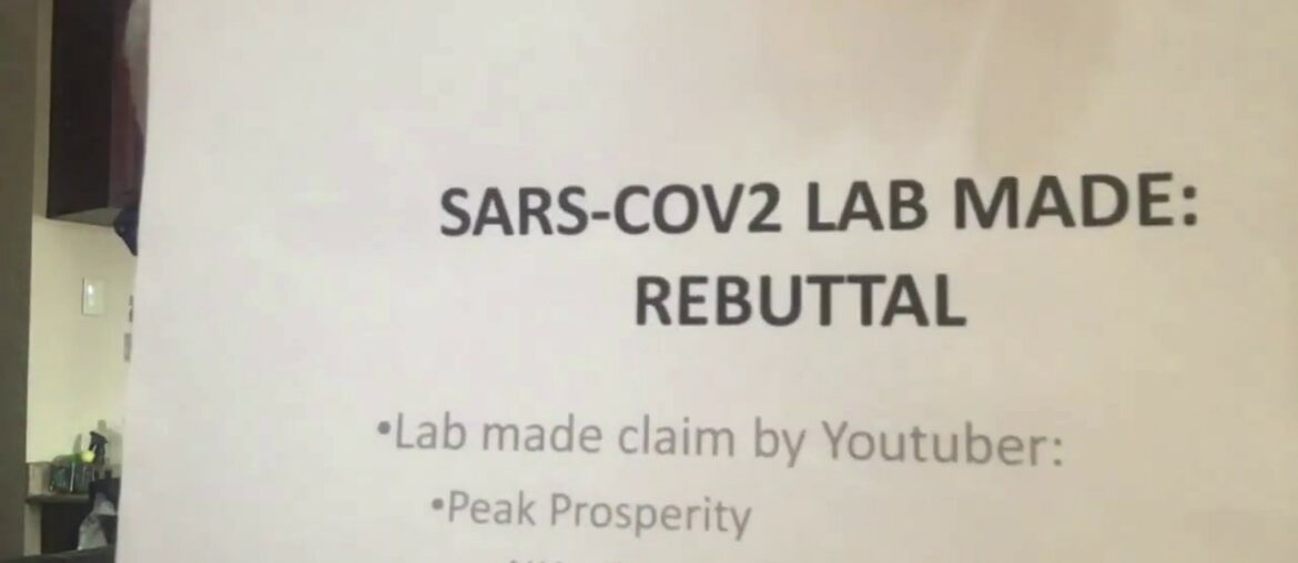 SARS-COV2 (Covid19) Furin Site: Rebuttal to Peak Prosperity / Chris Martenson