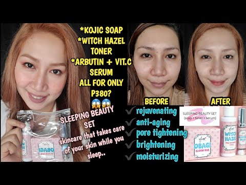 GLOSS SKIN AND BEYOND SLEEPING BEAUTY SET REVIEW + 10 DAYS EXPERIENCE | PAANO KUMINIS? PAANO PUMUTI?