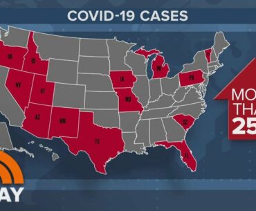 Growing Concern As States See 25% Spike In Coronavirus Cases Amid Reopening | TODAY