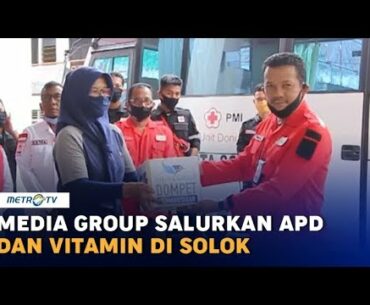 Media Group Salurkan APD dan Vitamin untuk Tenaga Medis di Solok