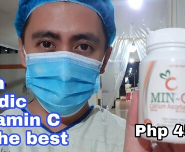 ORIGINAL MIN-C CALCIUM ASCORBATE 500 MG NON ACIDIC VITAMIN C REVIEW BY A NURSE FRONTLINER, REAL TALK