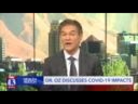 Dr. Oz visits FOX 13 to discuss COVID-19 impacts