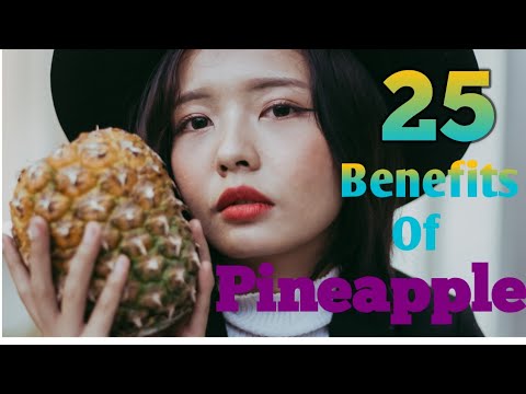 Pineapple health benefits in English | Vitamins | Nutrients | Minerals | Healthy Fruit