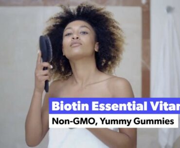 Trio Nutrition Biotin Gummies for Stronger Hair Skin Nails Vitamins