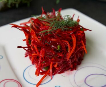 Beet and Carrot Detox Salad Recipe | High in Vitamins and Vegan