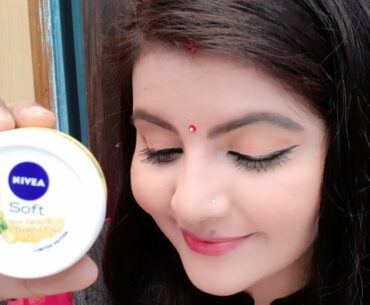 NIVEA soft light moisturizer tropical fruit with vitamin e & jojoba oil review & demo |RARA