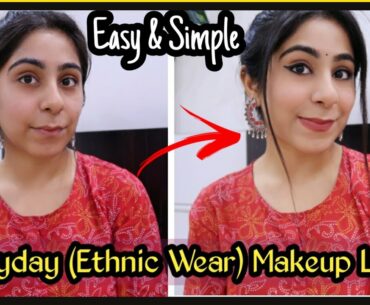 Everyday (Ethnic Wear) Makeup Look