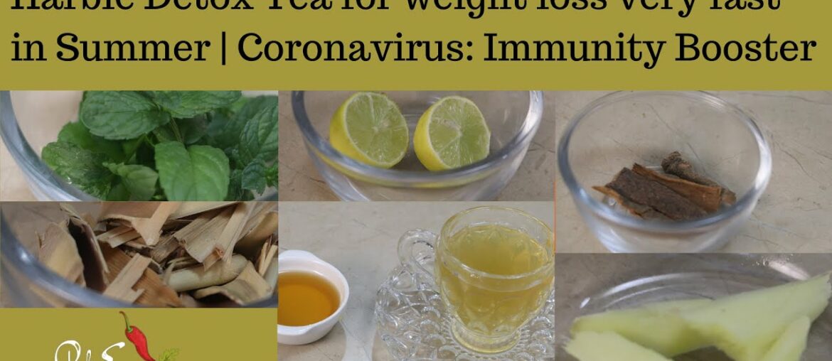 Harble Detox Tea for weight loss very fast in summer | Coronavirus : immunity Booster