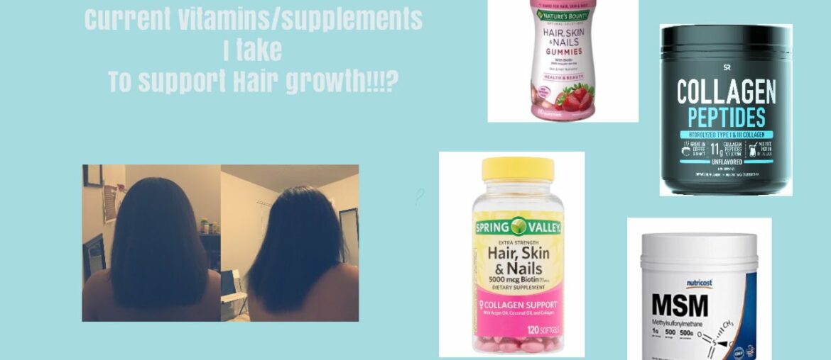 Vitamins/supplements /maca root?| I Take For Hair Growth!!!|