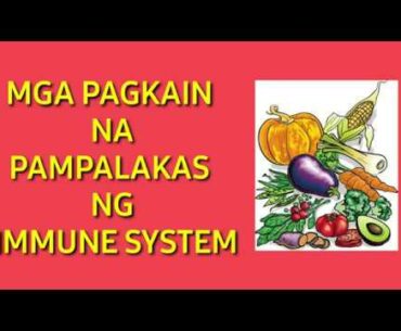 MGA PAGKAIN NA PAMPALAKAS NG IMMUNE SYSTEM