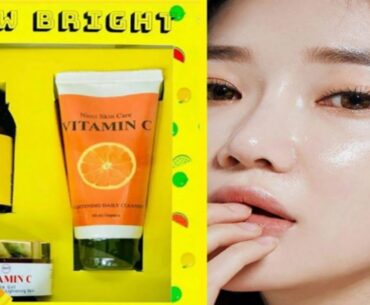 Nicci natural herbal Vitamin-C skin Whitening face serum and glowing kit Review,faceGel glowing kit.