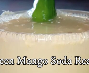 Green Mango Soda Juice | Vitamin A&C Healthy Drinks | Green Mango Juice Recipe