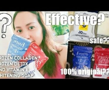 FROZEN COLLAGEN WITH FROZEN DETOX AND VITAMIN E SOAP REVIEW