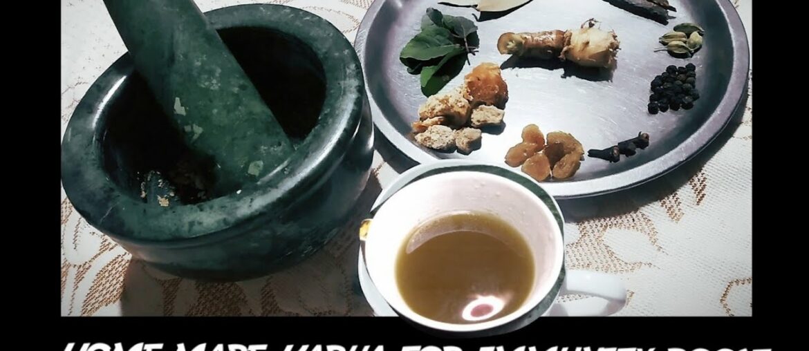 Home made kadha for boost immunity /cough/flu/cold | #AyushMantralaya #kadha  #covid-19 #RamdevBaba