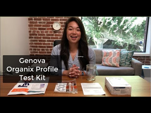 Genova Organix Profile Test Kit Instructions