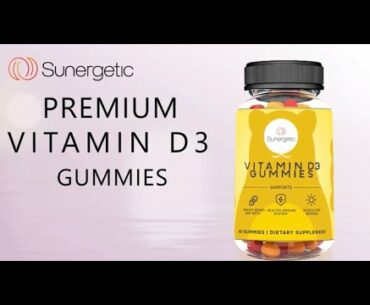 Sunergetic Products Vitamin D3 Gummies Supplement