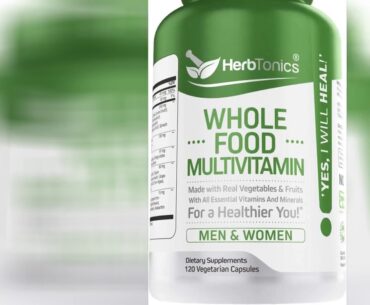 Multivitamin for Women Daily Supplement - with Whole Food Vitamins, Plant-Based, Organic Fruits...