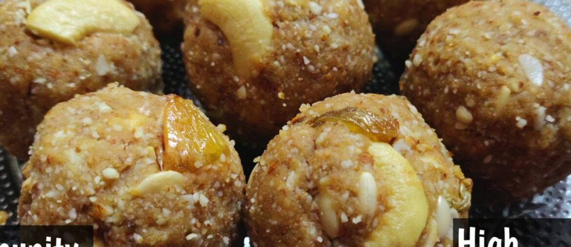 badam ladoo recipe | badam laddu | badam ke laddu | almond ladoo | immunity booster | Protein Laddu