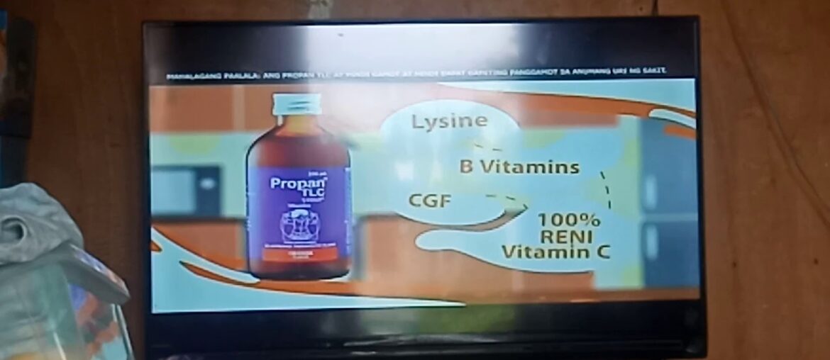 Propan TLC Vitamins Supplement Philippine TVC