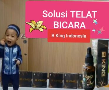 Obat Vitamin Telat Bicara Ampuh,  Brainking Plus Nutrition Untuk Speech Delay ( B King )