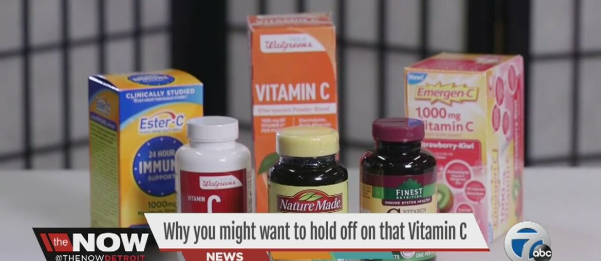 Too much Vitamin C could cause health problems