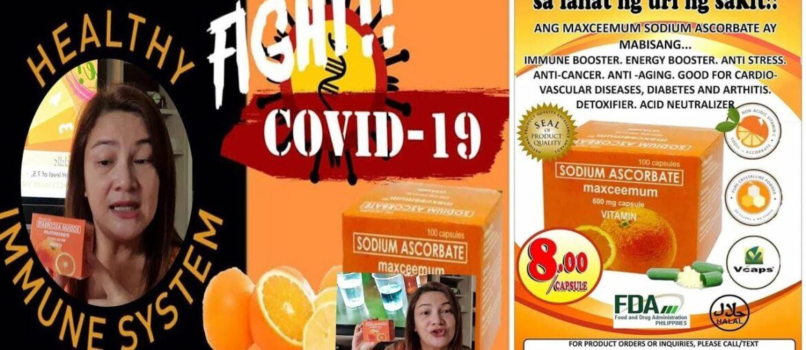 MaxCeemum Vit .C panlaban sa COVID19