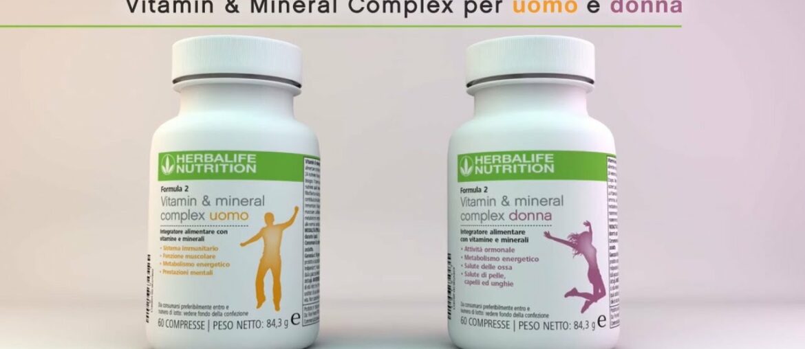 Scopri Formula 2 Vitamin & Mineral Complex Uomo e Donna Herbalife Nutrition