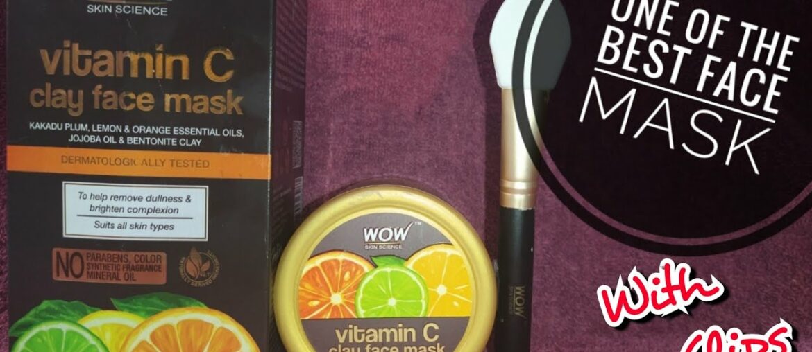 *New* Wow Skin Science Vitamin C Clay Face Mask | Live Clips & Review | All Skin Type
