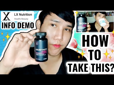 HOW I TAKE THIS? DEMO INFO ABOUT LX NUTRITION BIOTIN AND HAIRFINITY ADVANCED