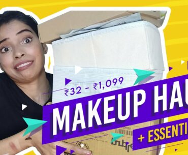 Huge Makeup Haul - Part 1 | Amazon | Hok Makeup | Cuffs N Lashes | Skincare, Hair Care & Body Care