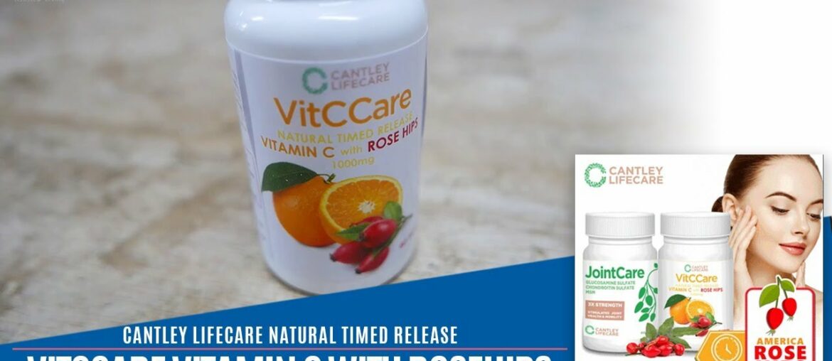 SPECIALLY FORMULATED Natural Timed Release Vitamin C With Rosehips for total immune system support