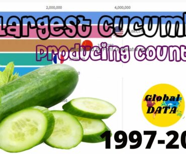 Largest Cucumber Producing Countries (1997-2019), Top 10 Cucumber Producing Countries