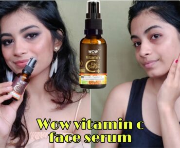 *New* Wow Vitamin C face serum for brightening | Brutally Honest review