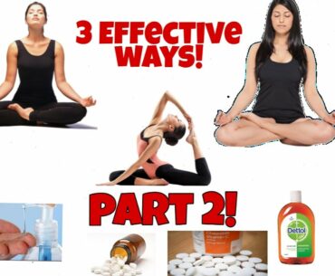 Precautions that helps to be prevented from COVID-19|PART-2|Homemade Sanitizer|Yoga|Vitamins