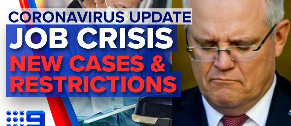 Coronavirus: Unemployment crisis, New cases, Travel deals | 9 News Australia