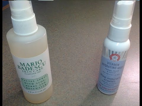 First Aid Beauty Vitamin Hydrating Mist vs. Mario Badescu Facial Spray With Aloe, Herb and Rosewater