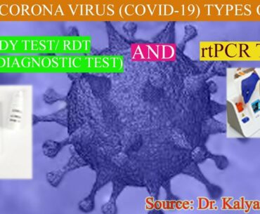 COVID-19 Corona Virus test||Difference between rtPCR Test and Rapid Diagnostic Test(Antibody Test)||