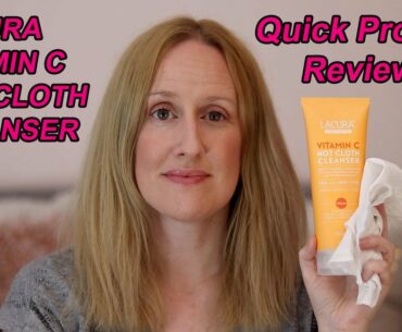 Two Minute Tuesday - Lacura Vitamin C Hot Cloth Cleanser Review - Aldi Beauty | Louise Horn