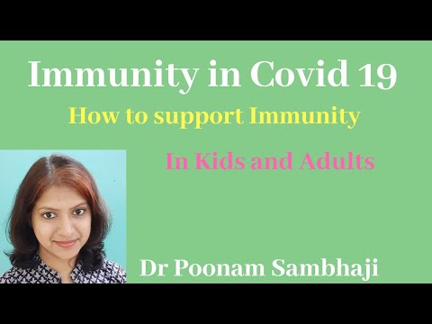 Immunity in Covid 19 ..How to Support our immunity in kids and adults.