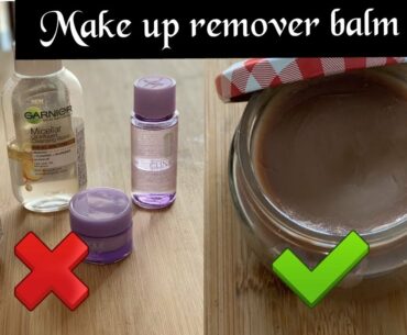 DIY- Makeup Remover/ LIVE DEMO Clinique Cleansing Balm vs Natural makeup remover balm | healthy skin