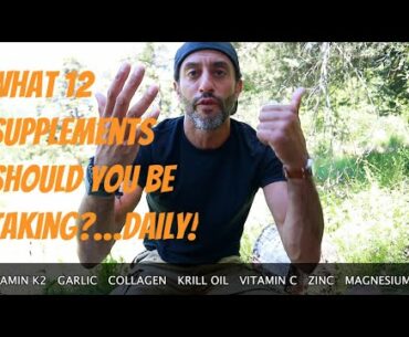 Monday Morning FFFLog #2: What 12 Supplements Should You Be Taking?...Daily!