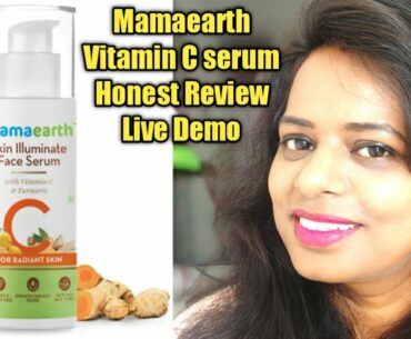 #MamaEarth Skin Illuminate Face Serum With Vitamin C & Turmeric #Honest Review | Mumbaikar BINDU