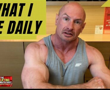 What Supplements I Take Daily - The Lifting Dermatologist: My Supplement Stack