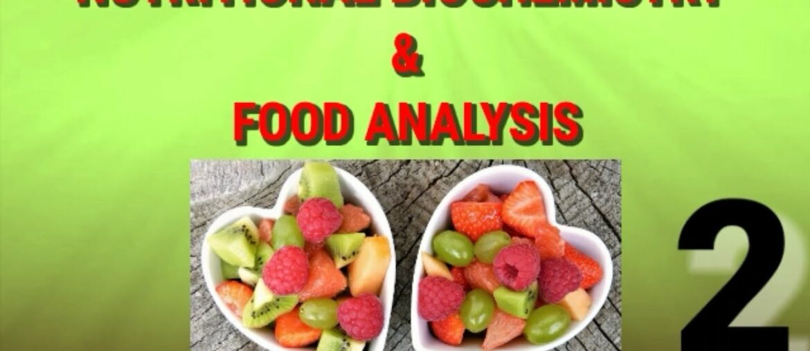 Nutritional Biochemistry : Vitamins, minerals, etc. Questions & related points-2