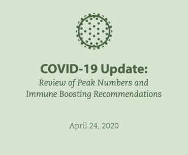 COVID-19 Update: Review of Peak Numbers and Immune Boosting Recommendations