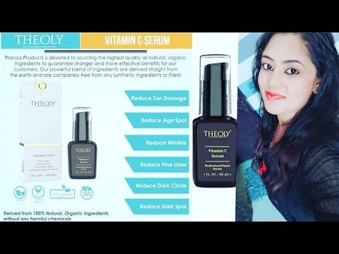 THEOLY Vitamin C Serum For Skin Brightening, Anti-Ageing & for Glowing Skin