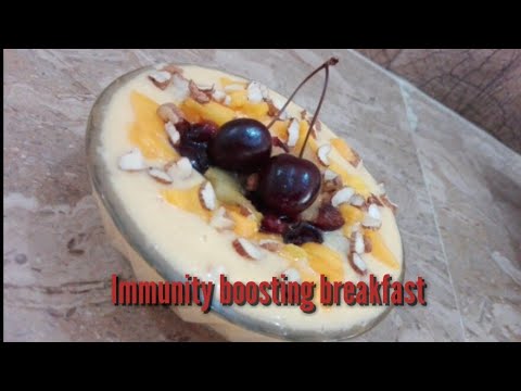 Immunity boosting breakfast... 3 minutes breakfast