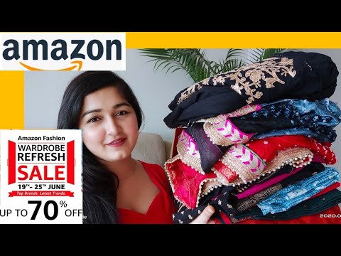 Amazon Sale Affordable Designer Anarkali Suit Haul,Bandhni Suit Set, Affordable Kurta haul