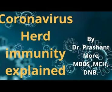 Coronovirus Herd Immunity explained in English #Herdimmunity #Covid19 #Coronavirus